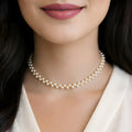 Pearl Link Collar Necklace