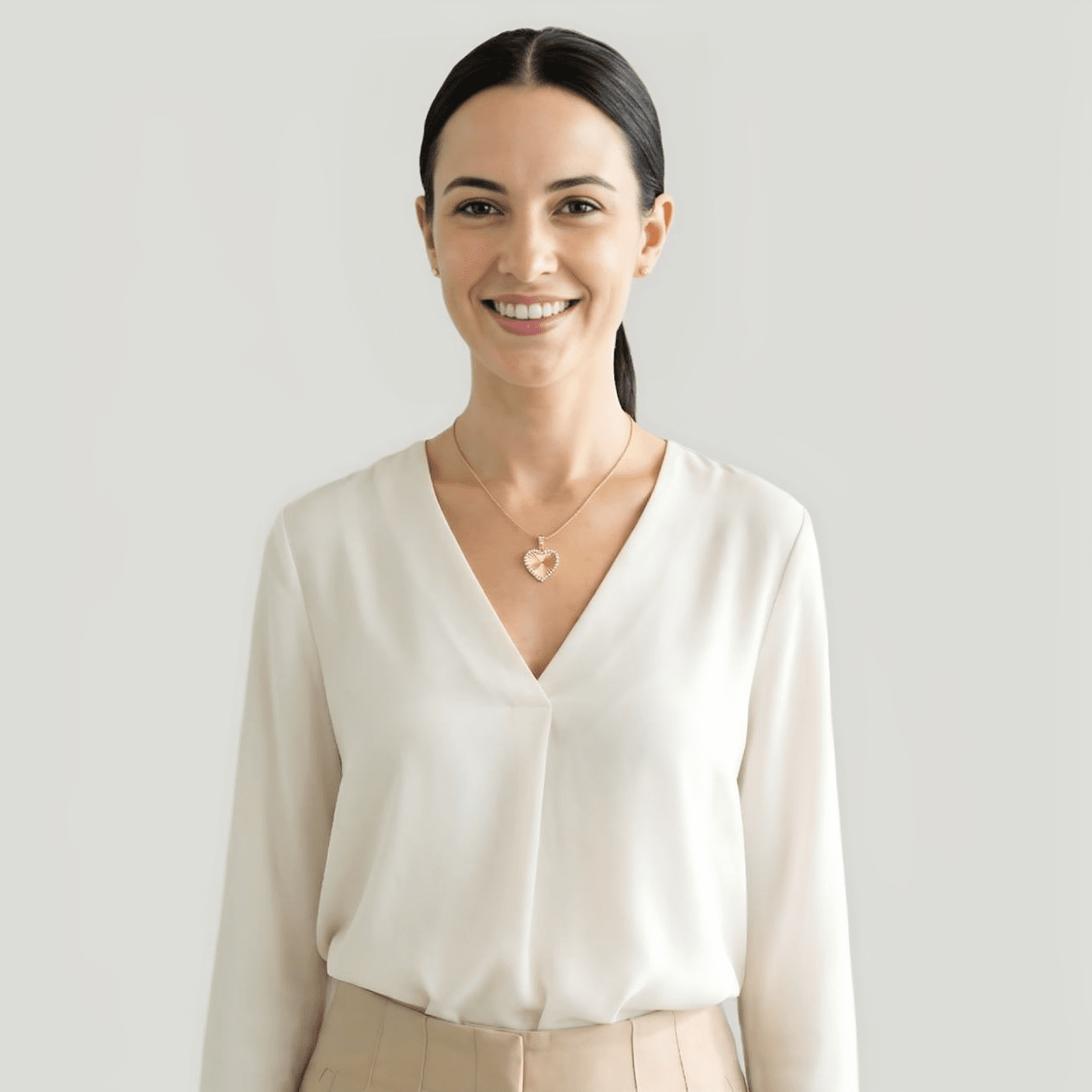 Radiant Heart Halo Pendant Necklace My Store 